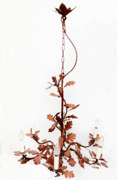 Chandelier Leaves , France 20th Century