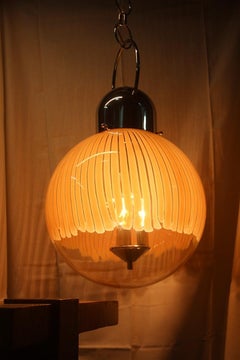 Chandelier Ludovico Diaz De Santillana Murano Glass Anemone for Venini