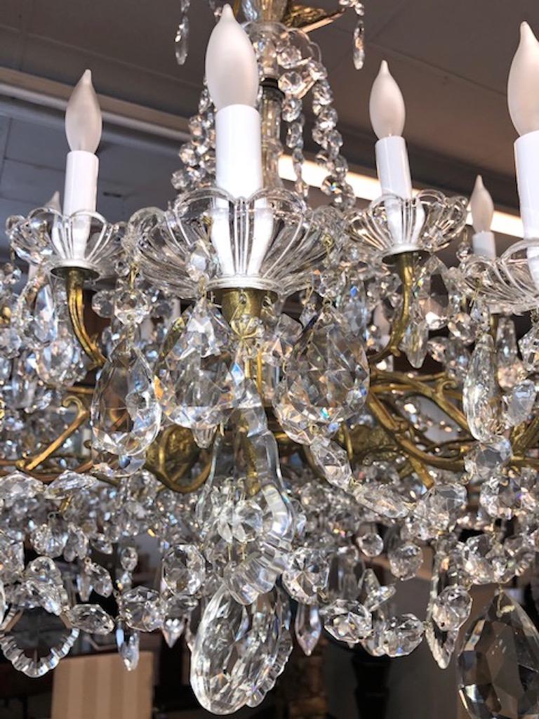Other Chandelier Maria Teresa Style with Crystal Ornaments