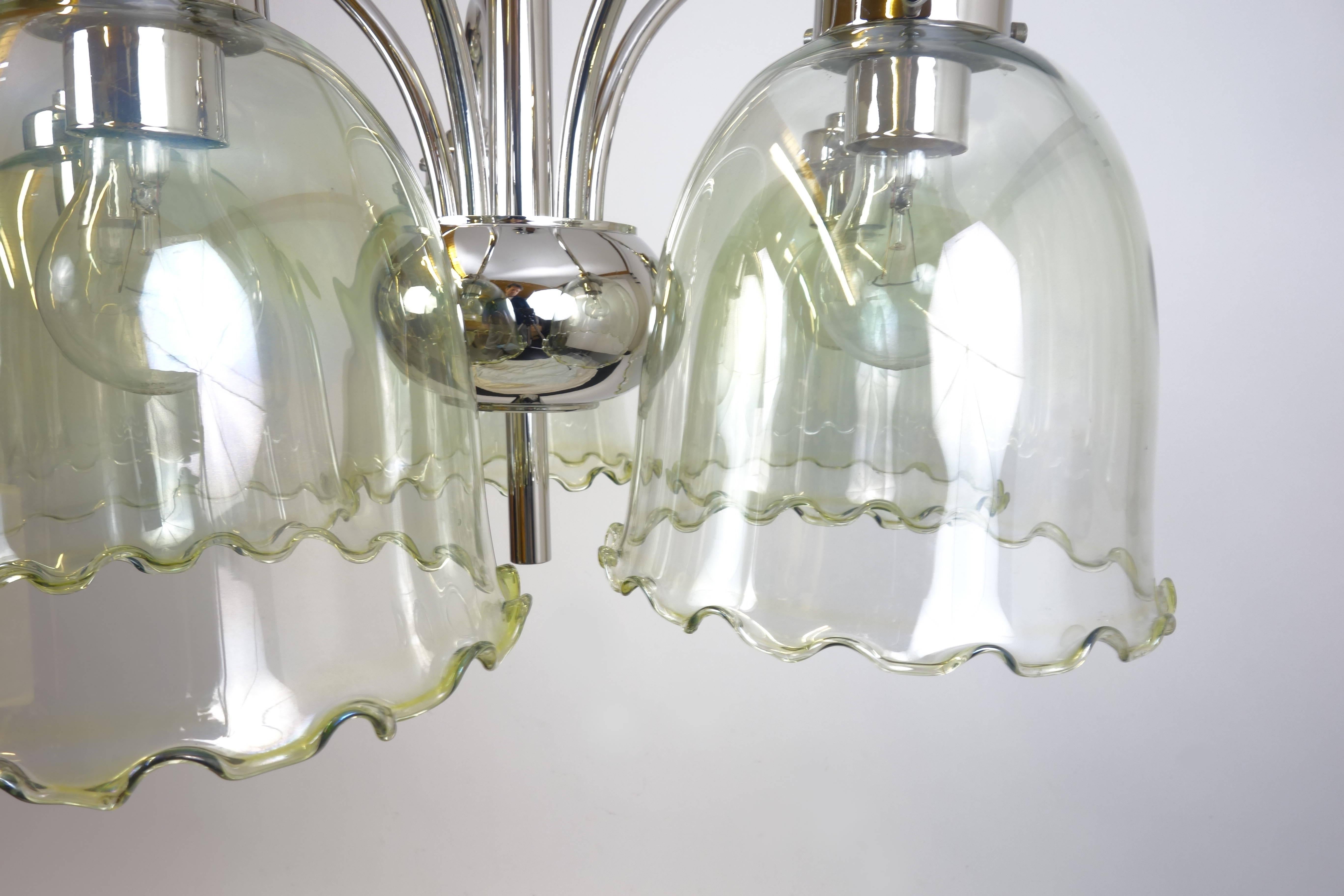 Italian Chandelier Murano, 1930s For Sale