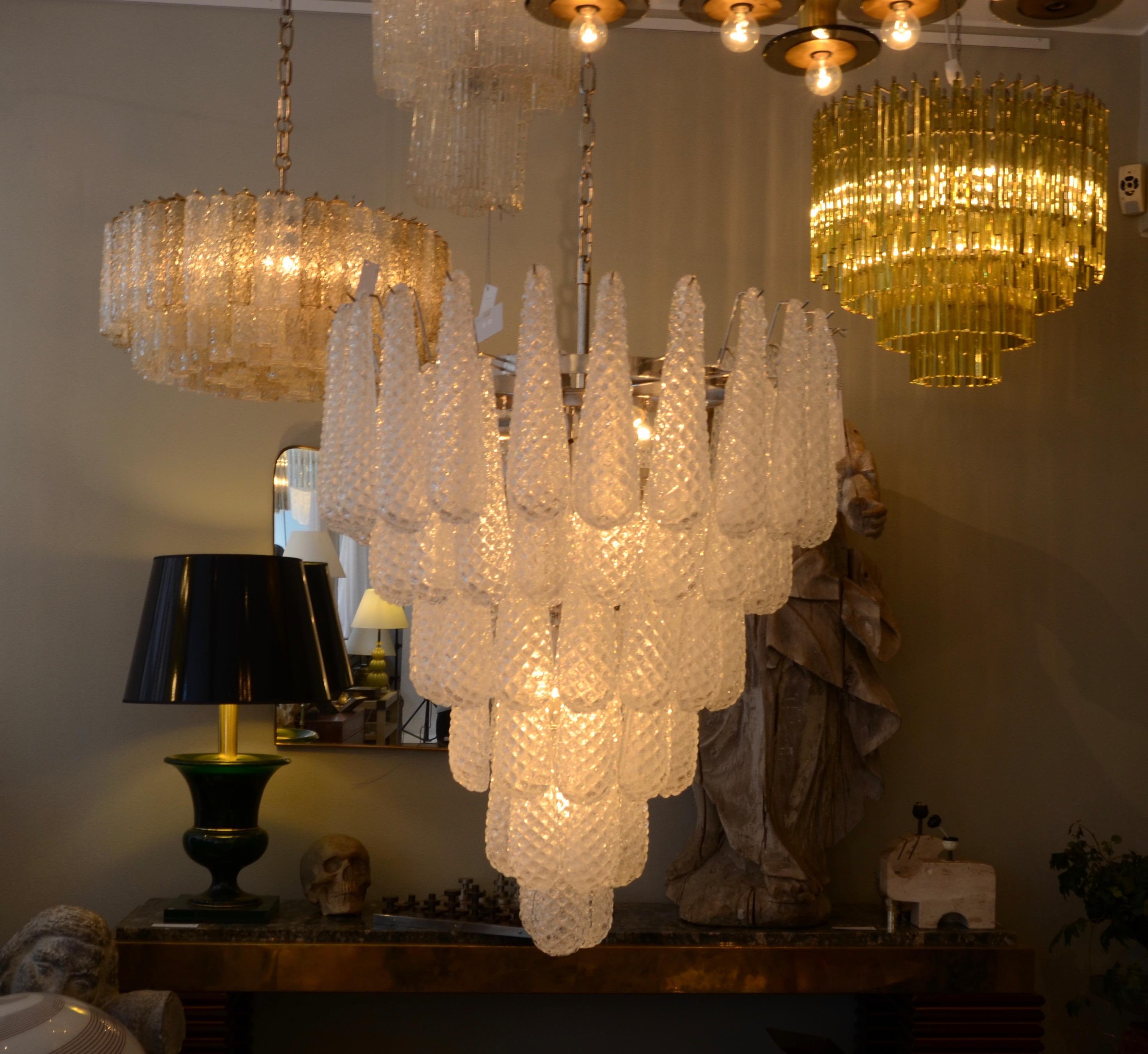 Modern Chandelier, Murano Glass, Italy, 1970s