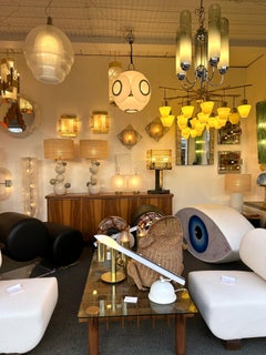 Chandelier Murano Glass Tubes and Metal Chrome. Italy, 1970s