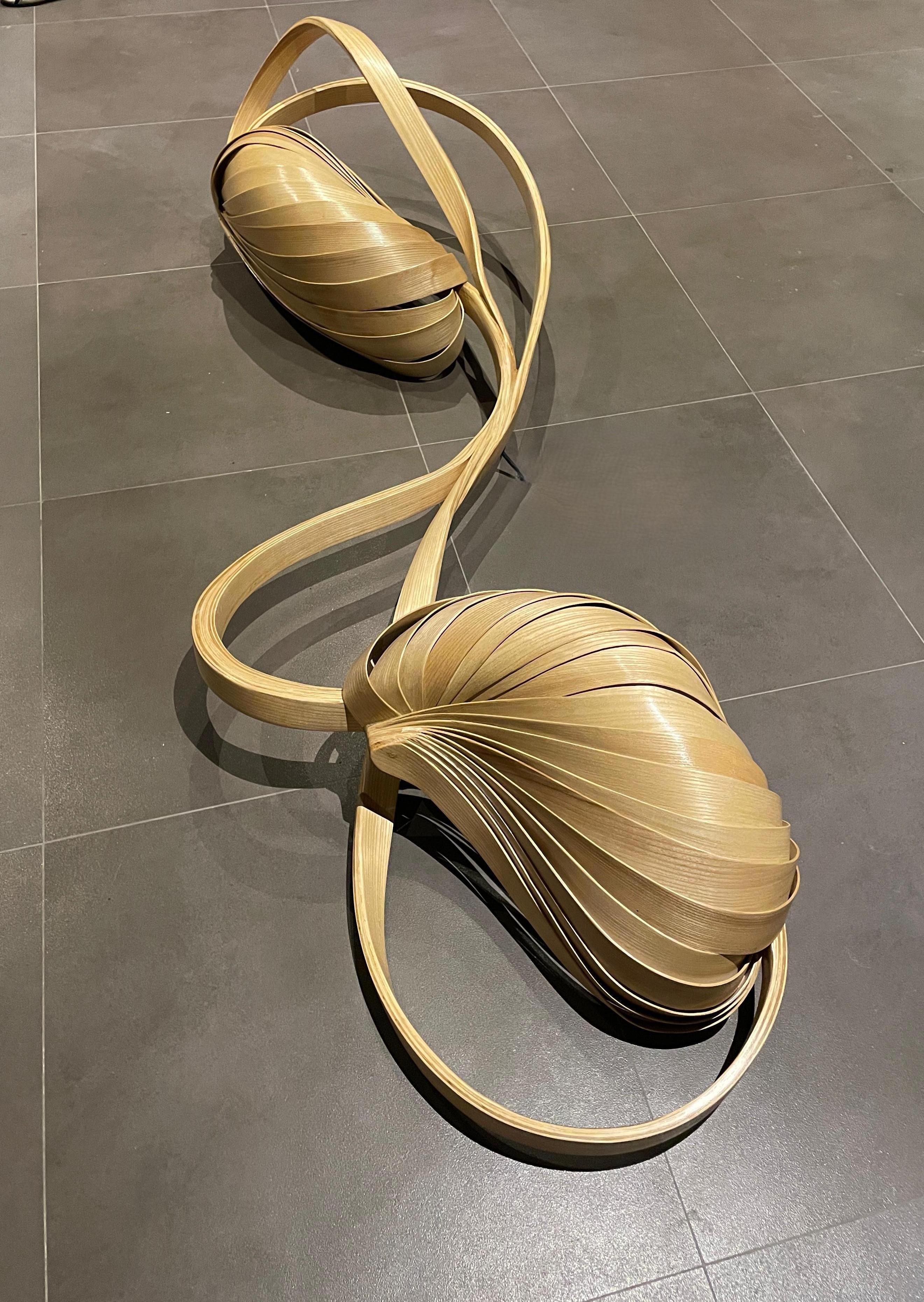 Contemporary Chandelier No. 6 - Vrksa Series - Solid Wood Chandelier - Minimal Design For Sale