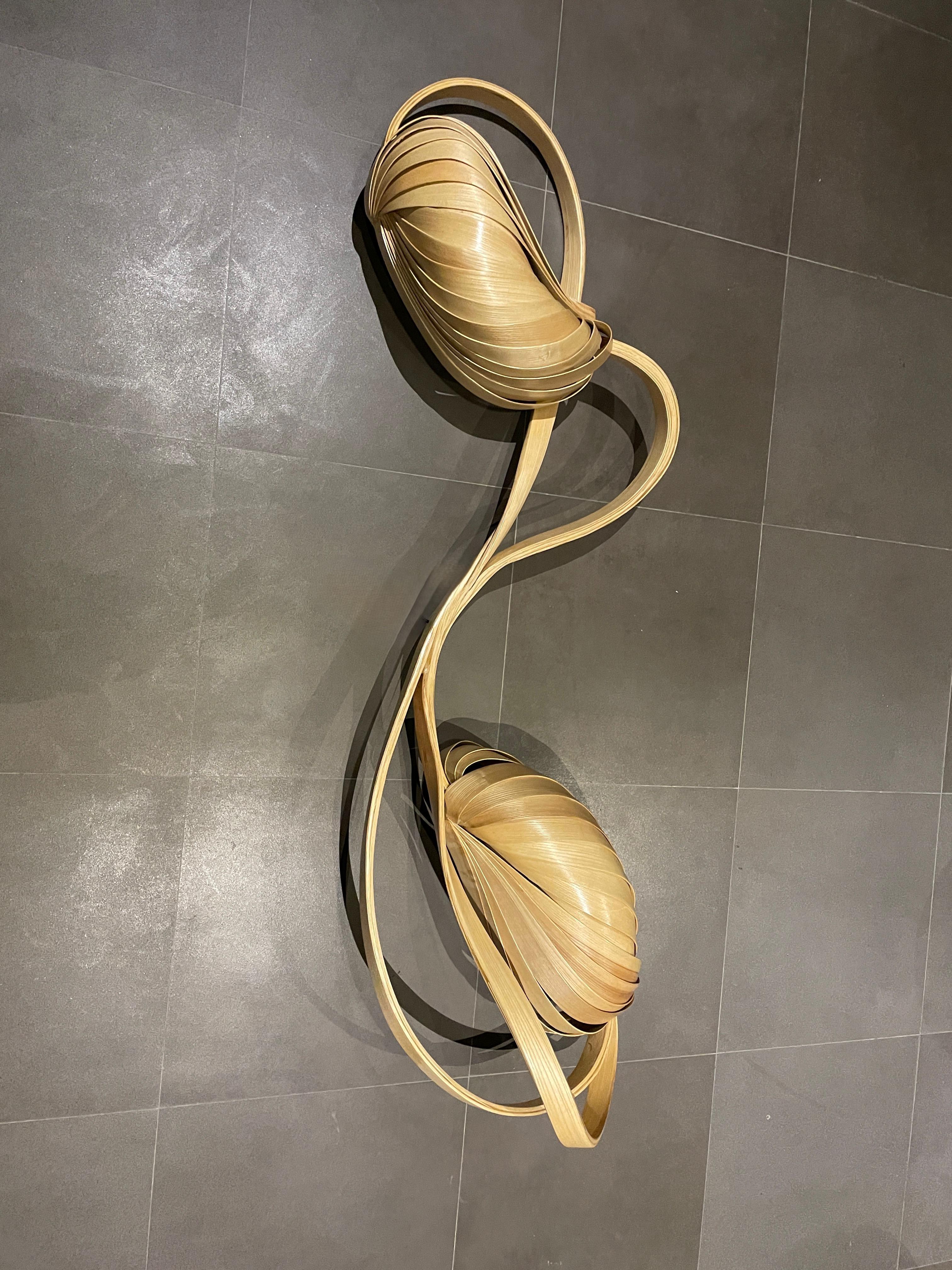 Ash Chandelier No. 6 - Vrksa Series - Solid Wood Chandelier - Minimal Design For Sale