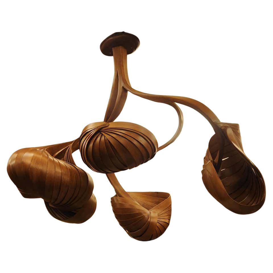 Dining Table No. 3 Fluentum Series - bent red oak wood by raka studio ...