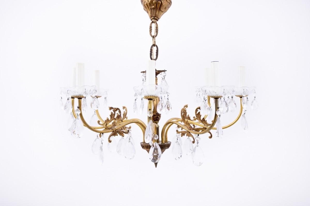 Swedish Chandelier, Northern Europe, mid 20th century. For Sale
