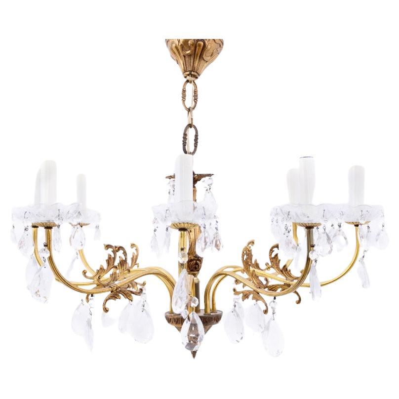 Chandelier, Northern Europe, mid 20th century.