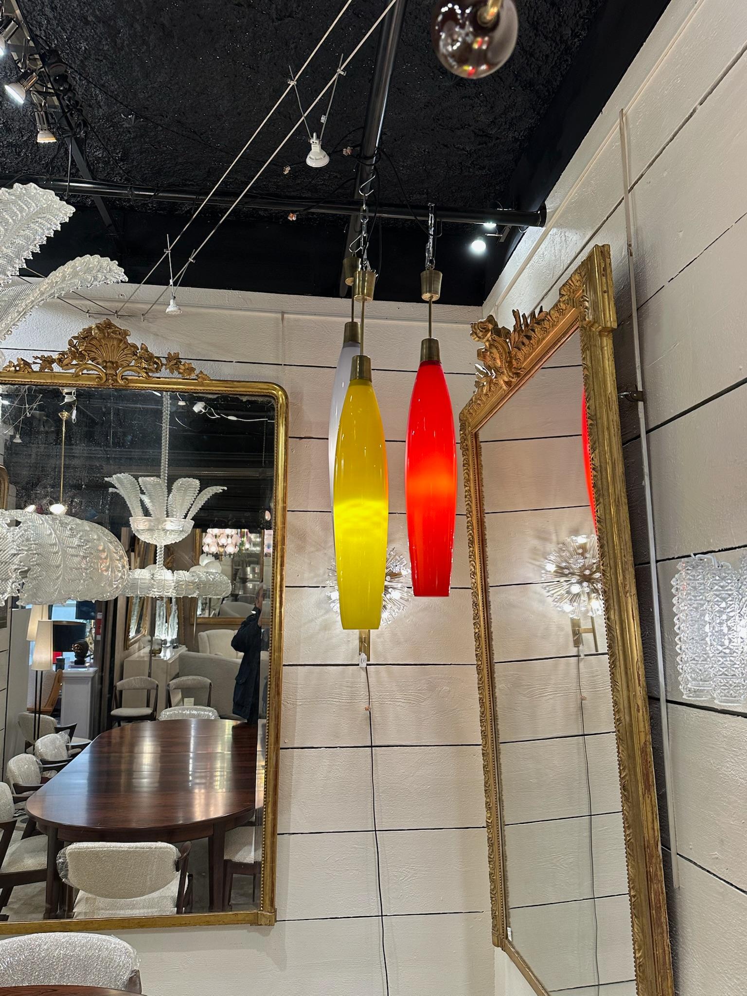 Italian Chandelier Of Three Suspensions - Italy 1960 For Sale