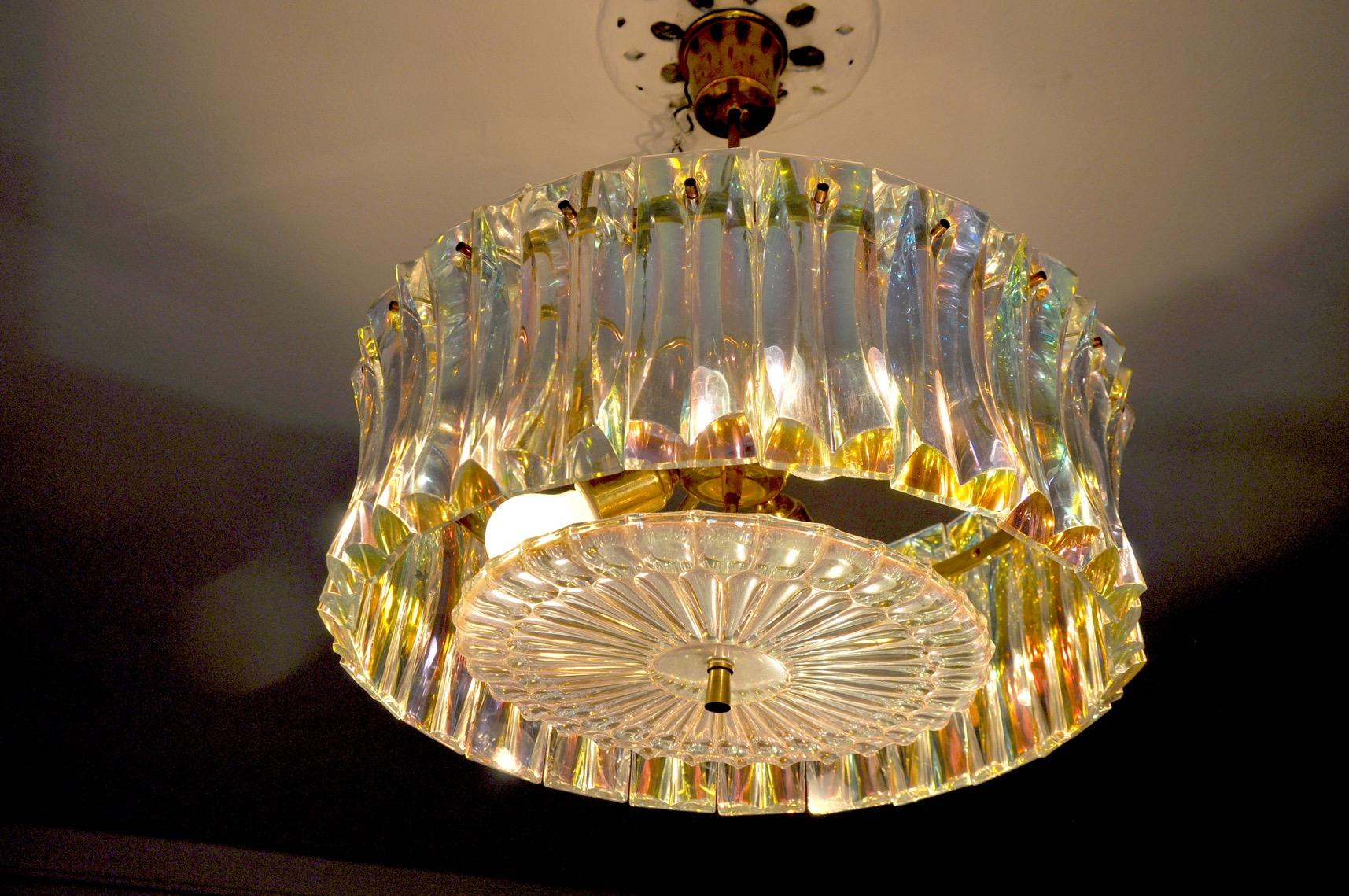 Chandelier Paolo Venini, Italy, 1960 In Good Condition In BARCELONA, ES