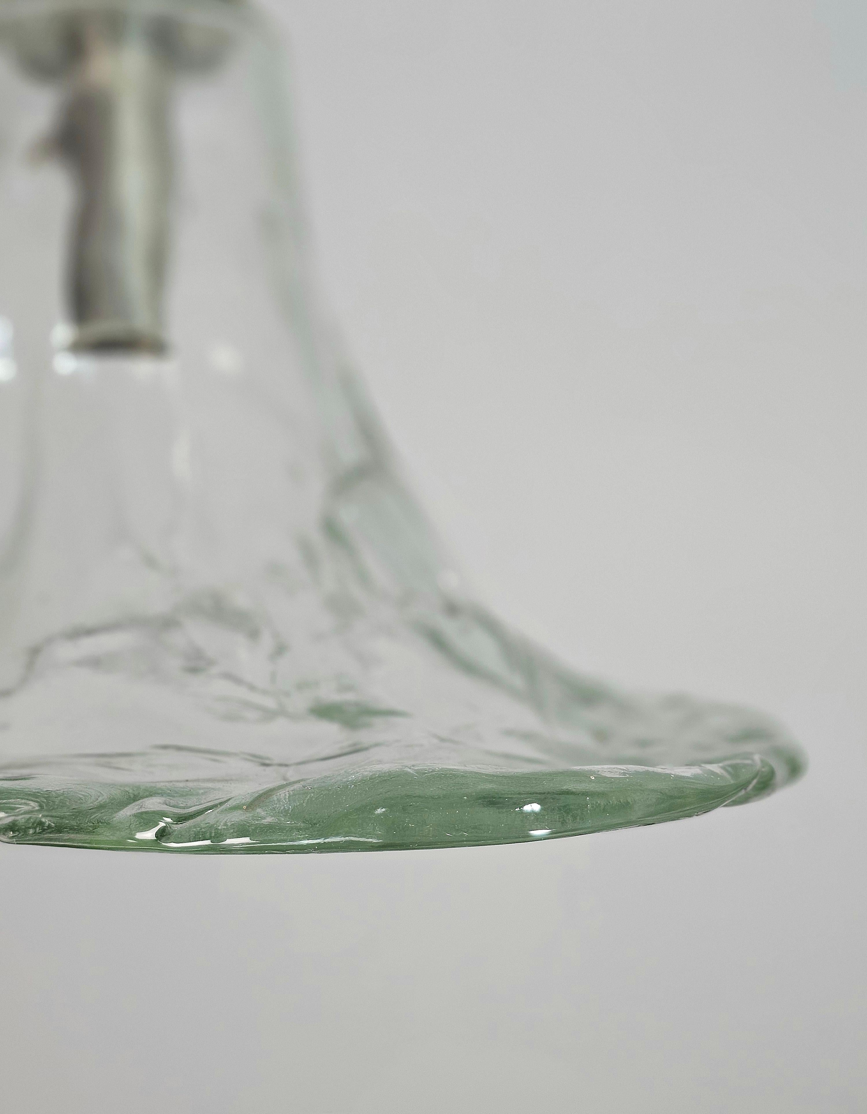 Lustre suspendu Carlo Nason pour Mazzega Murano Glass mi-siècle Italie 1970 en vente 4