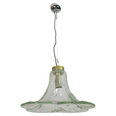 Chandelier Pendant Carlo Nason for Mazzega Murano Glass Mid-Century Italy 1970s