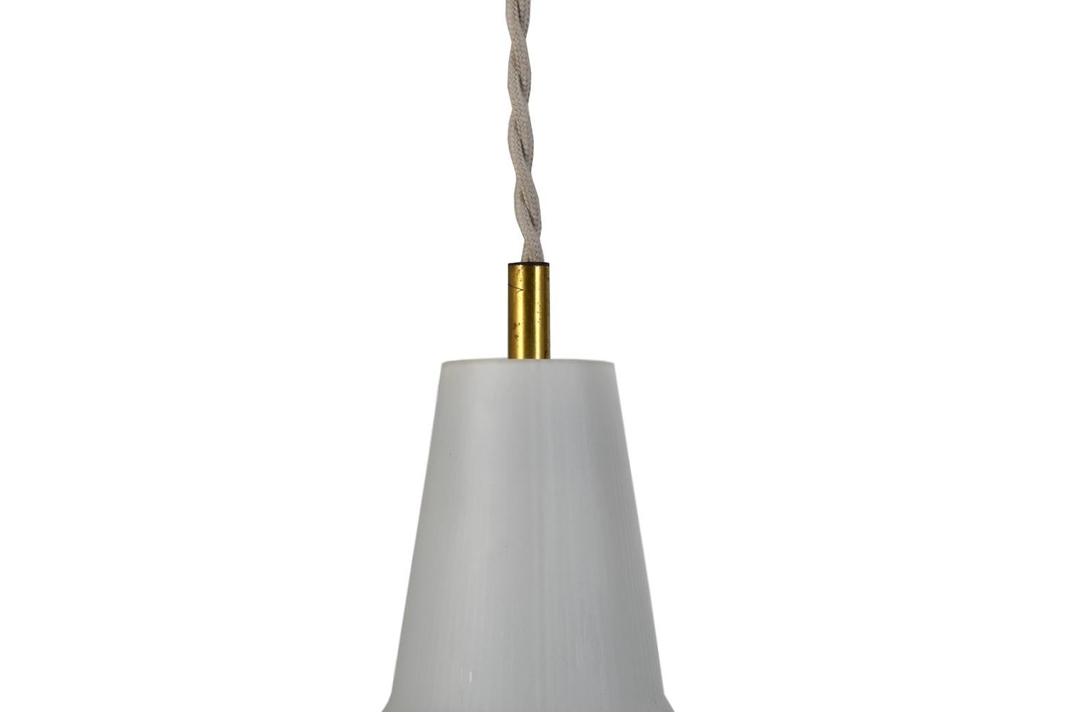 German Chandelier / Pendant Lamp by Aloys Gangkofner for Peill & Putzler For Sale