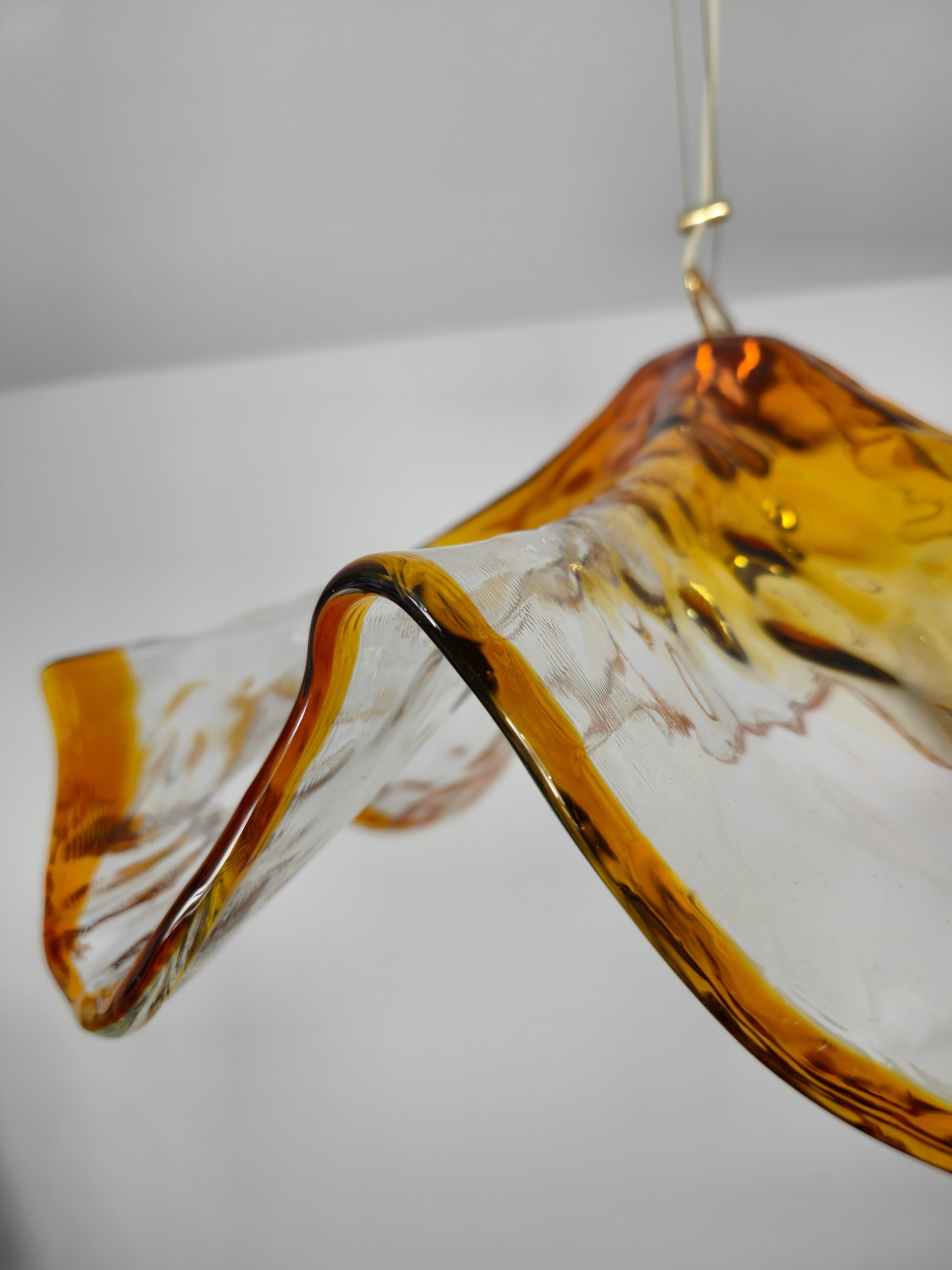 Mid-Century Modern Chandelier Pendants La Murrina Murano Glass Midcentury Italian Design, 1960s