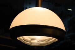 Chandelier Pia Guidetti Crippa for Lumi Italian Midcentury Design White Diamond