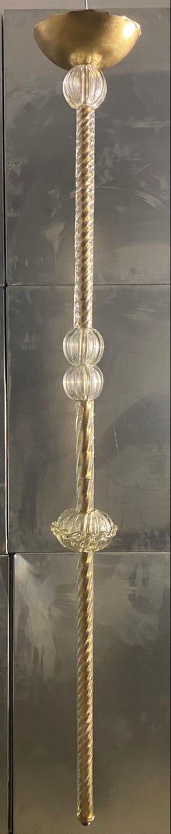 Chandelier rod with Murano glass 40's