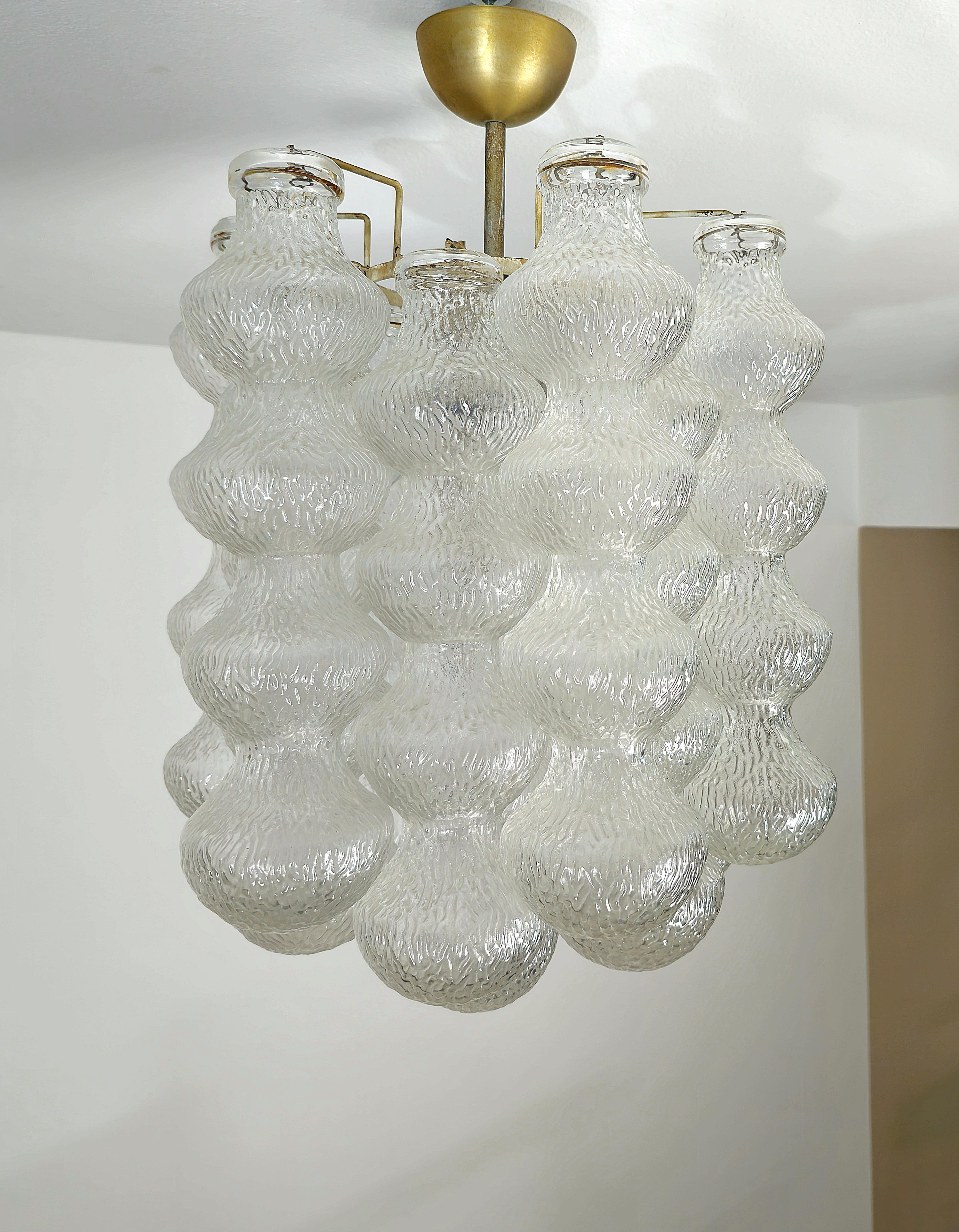 Lustre Seguso Murano, design italien du milieu du siècle dernier, années 1960 en vente 4