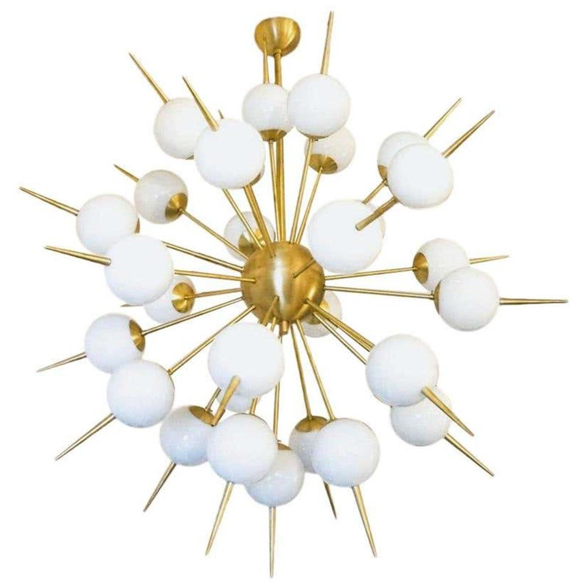 Vetro di Murano Lampadario Sputnik Atomo in vendita