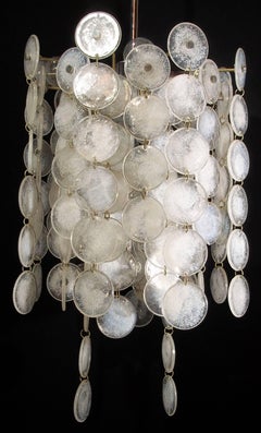 Chandelier "Thousand Moons" by Carlo Nason for Mazzega, 1960s