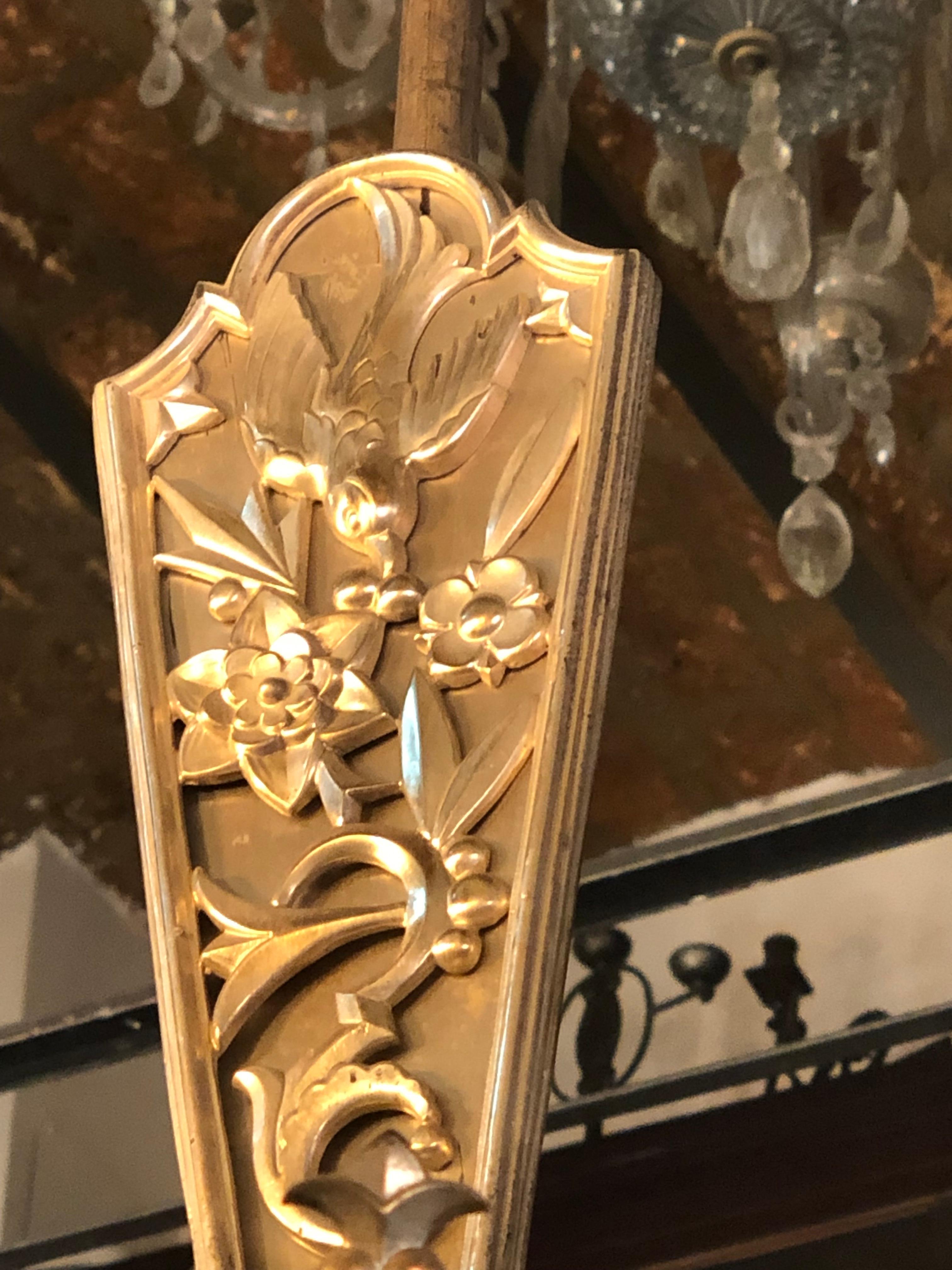 Inizio XX secolo Lampadario Secessione Viennese, 1900, Bronzo placcato argento e Alabastro in vendita