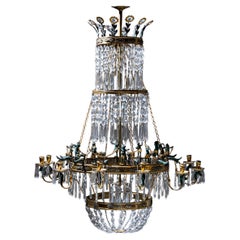 Chandelier with Figural Decoration, circa 1830