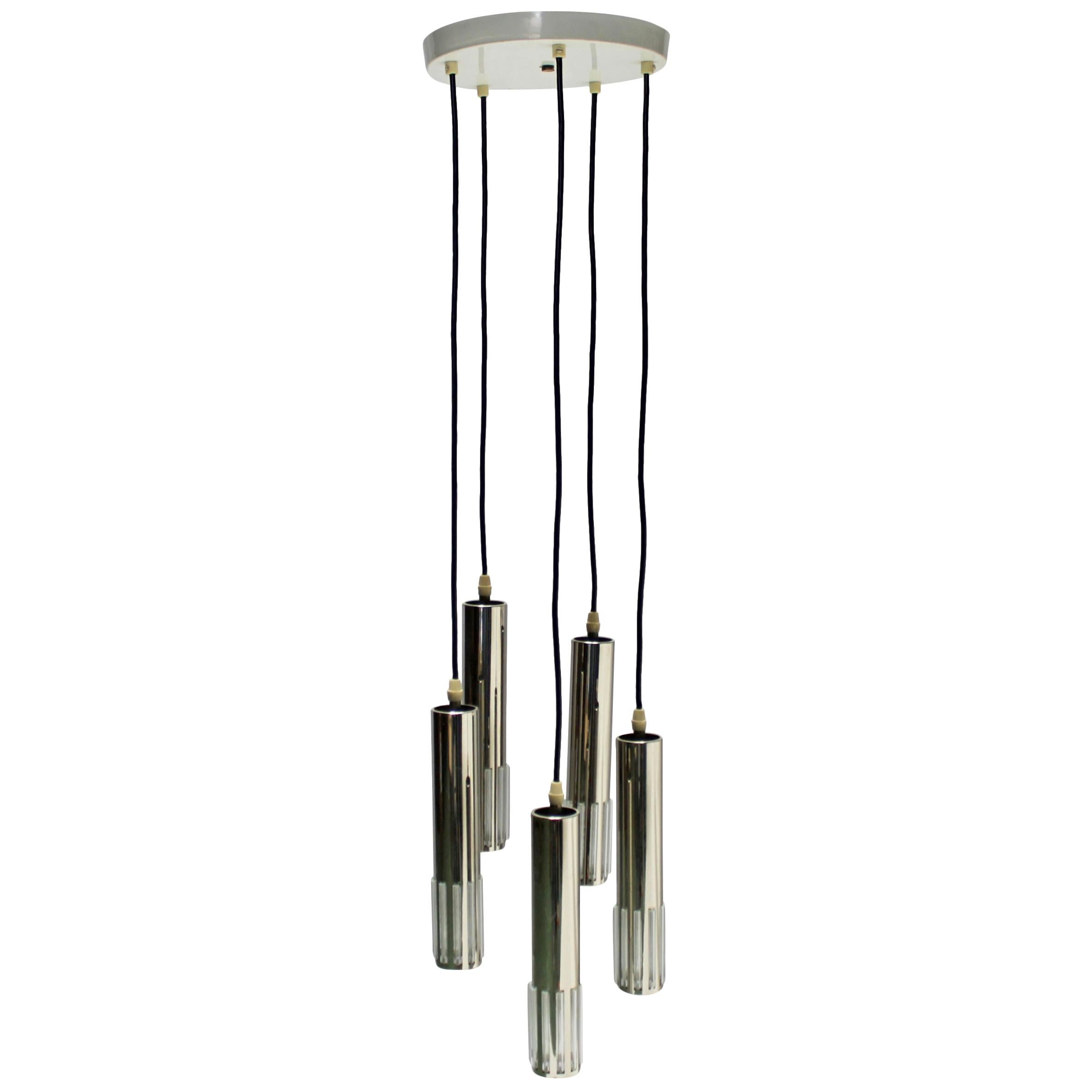 Chandelier with Five Pendants by Schmahl & Schultzs