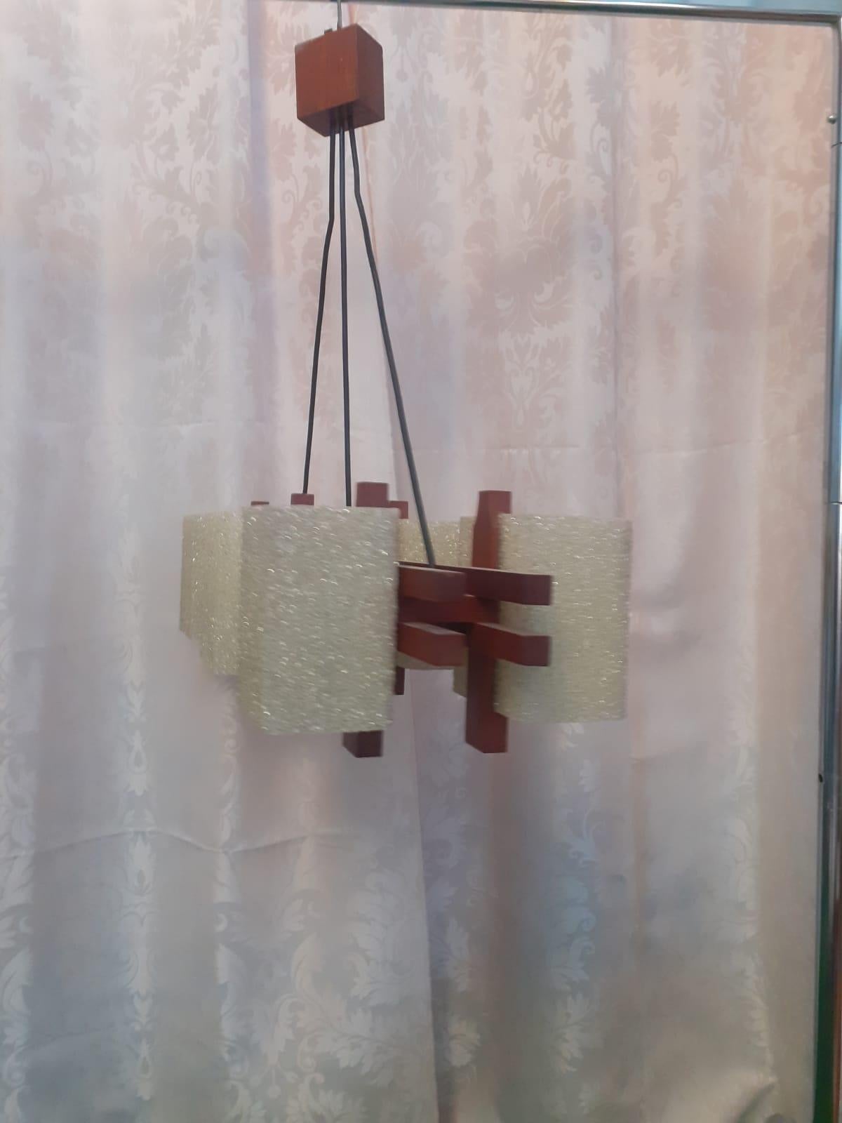 Araña de madera y metacrilato de ARLUS Otro en venta