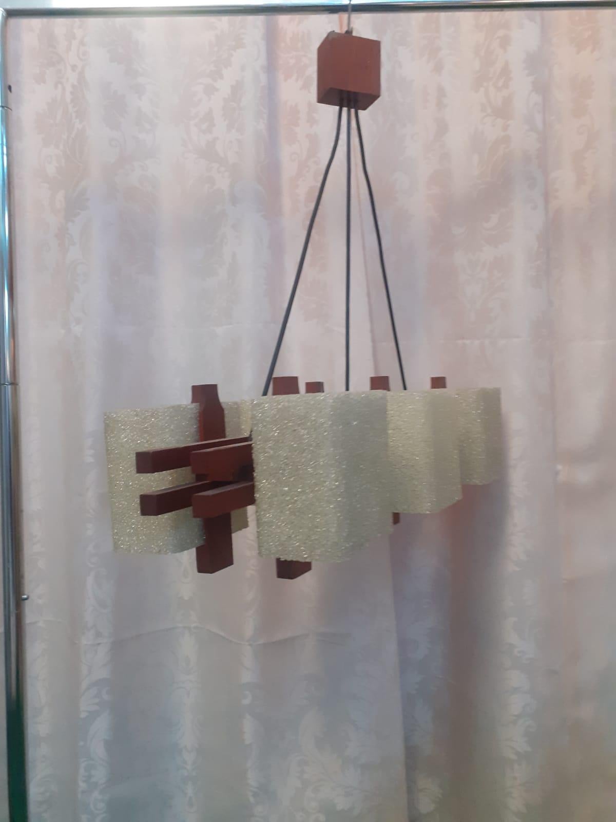 Araña de madera y metacrilato de ARLUS en Bueno estado para la venta en Saint-Ouen, FR