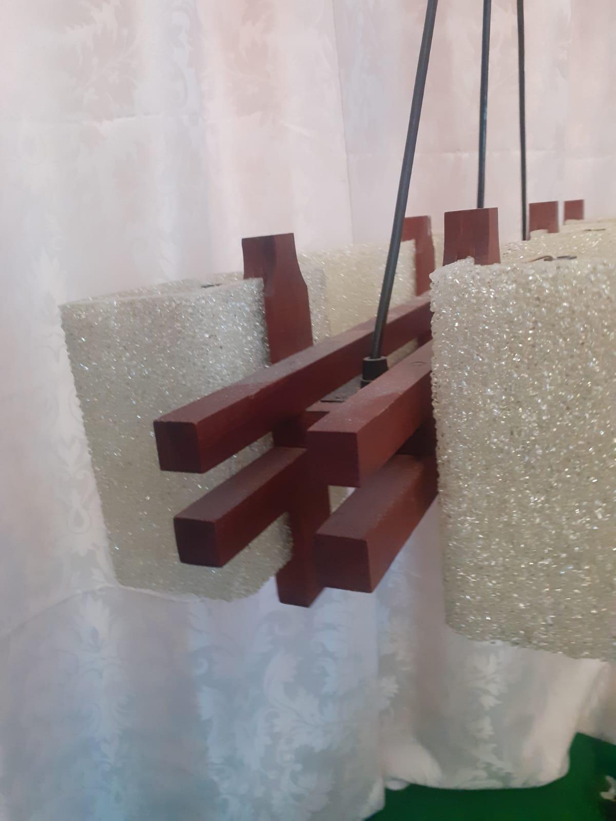 Araña de madera y metacrilato de ARLUS Lucite en venta