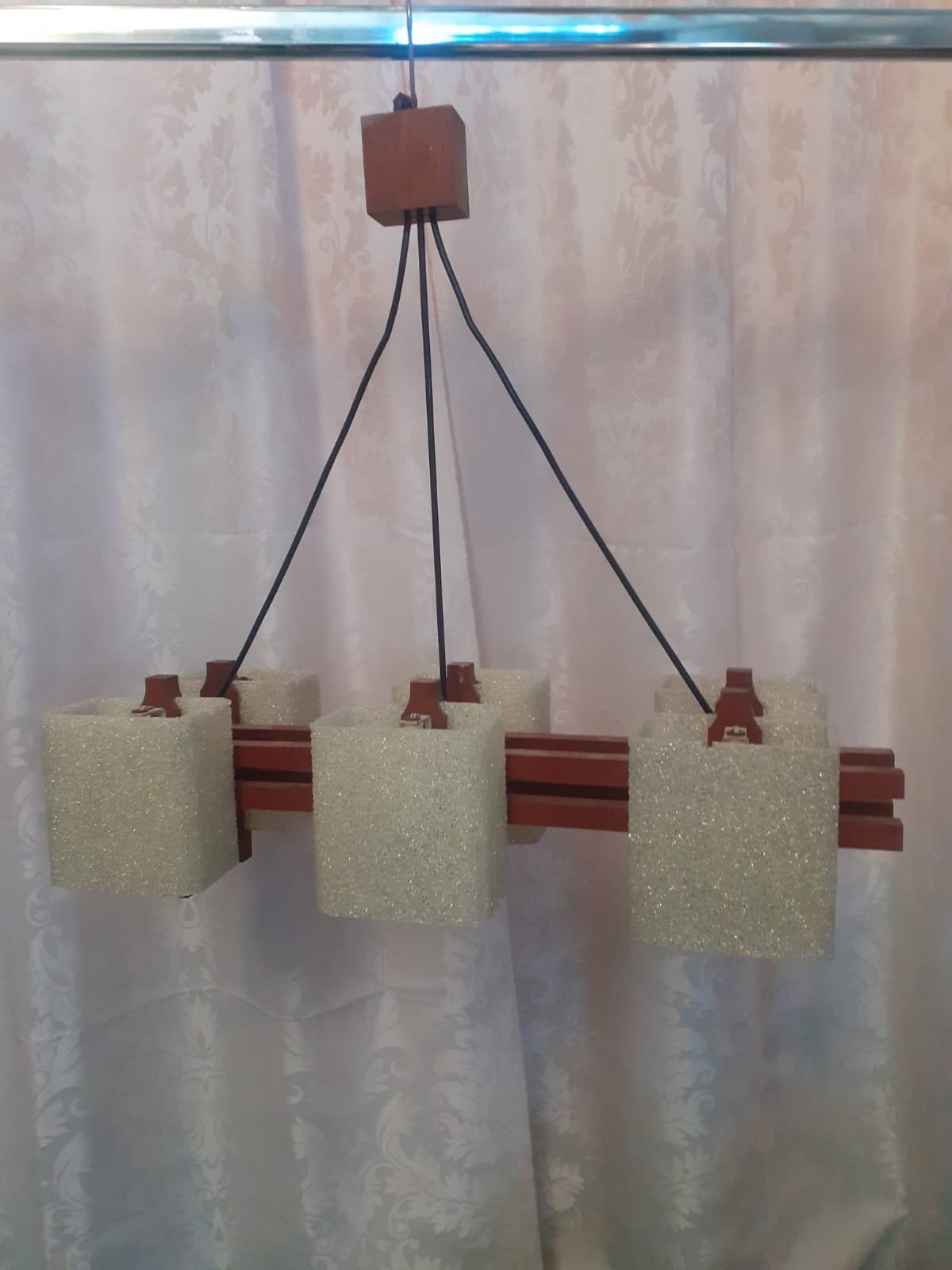 Araña de madera y metacrilato de ARLUS en venta 1