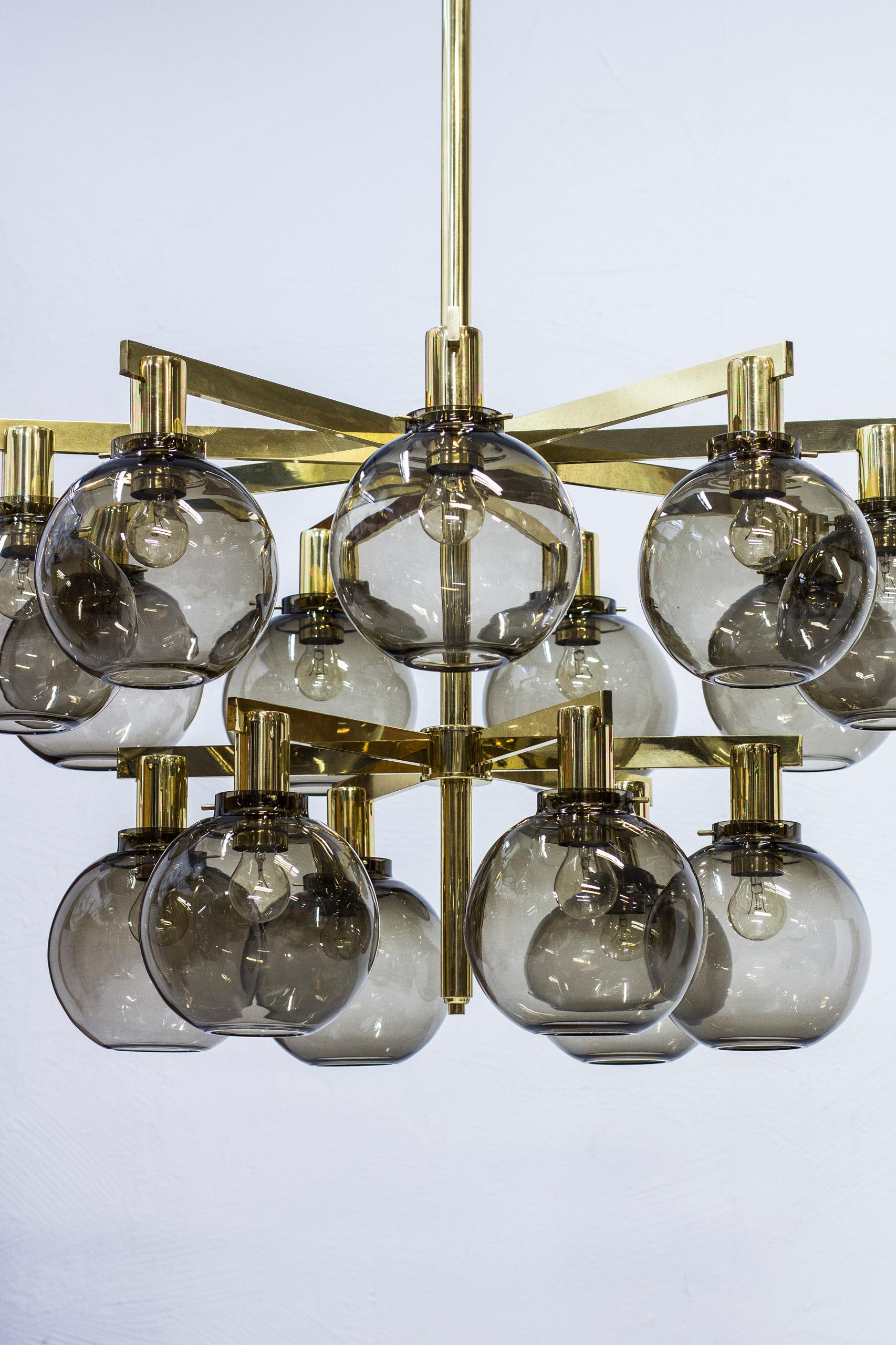 Scandinavian Modern Chandeliers by Hans-Agne Jakobsson, Sweden, 1960s