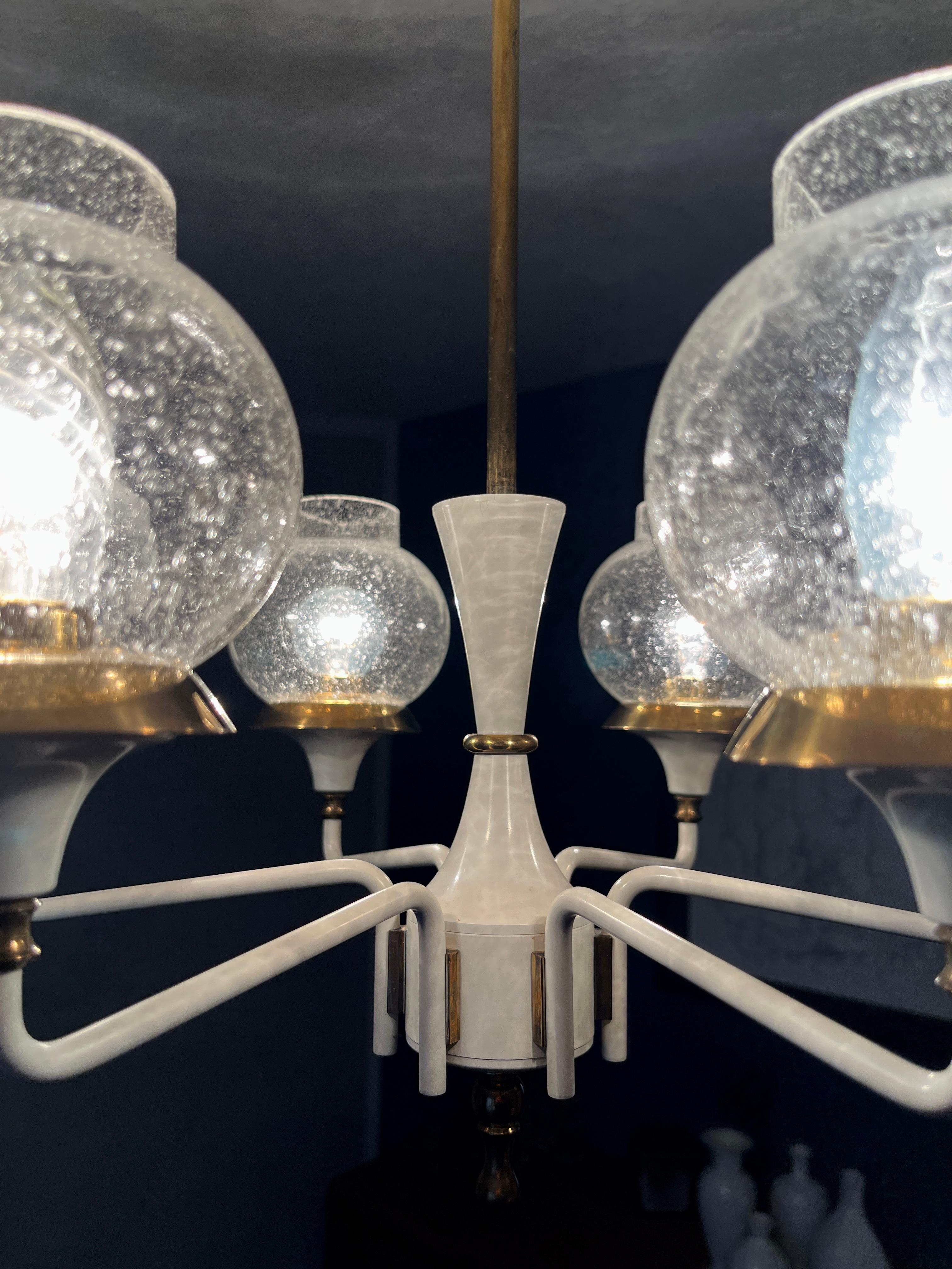 Mid-Century Modern Chandeliers by Kaiser Leuchten For Sale