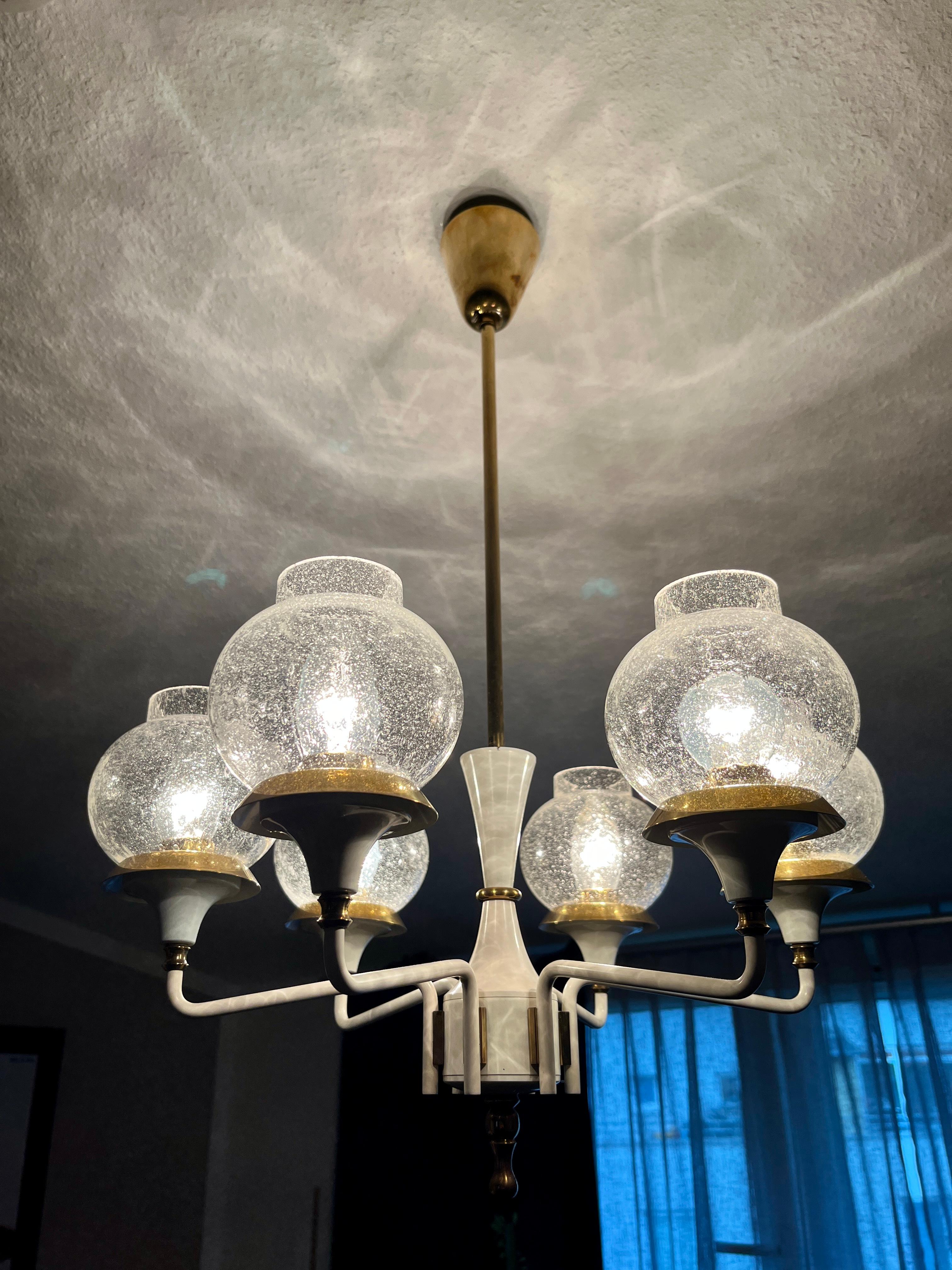 Mid-20th Century Chandeliers by Kaiser Leuchten For Sale