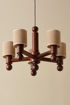 Chandeliers by Uno & Östen Kristiansson for Luxus, 1970s