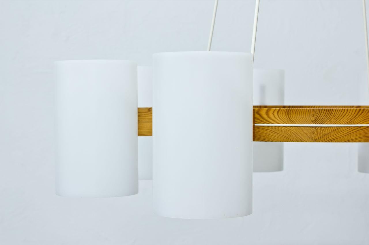 Acrylic Chandeliers by Uno & Östen Kristiansson for Luxus, Sweden