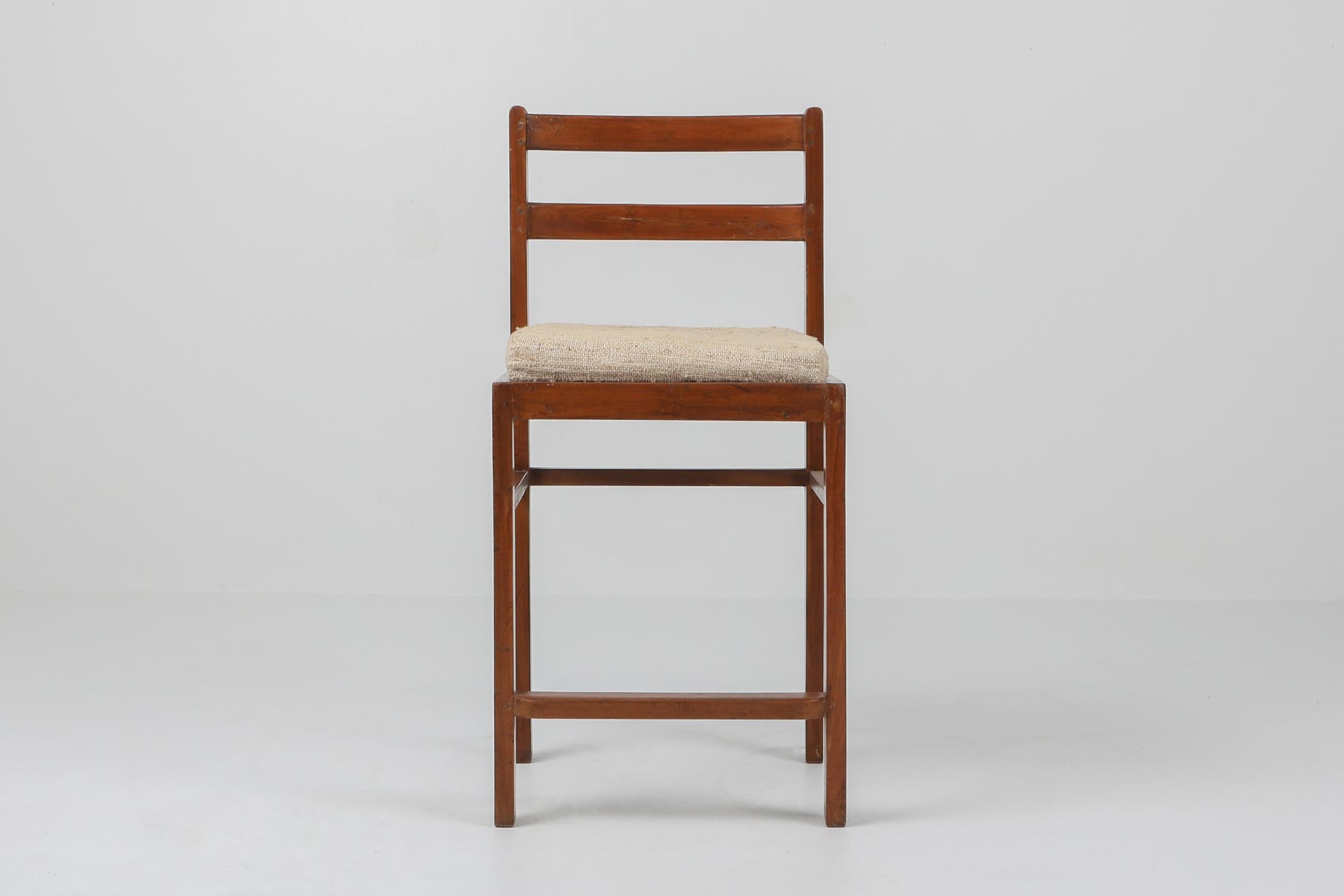 Mid-Century Modern Chandigarh Stool, Pierre Jeanneret