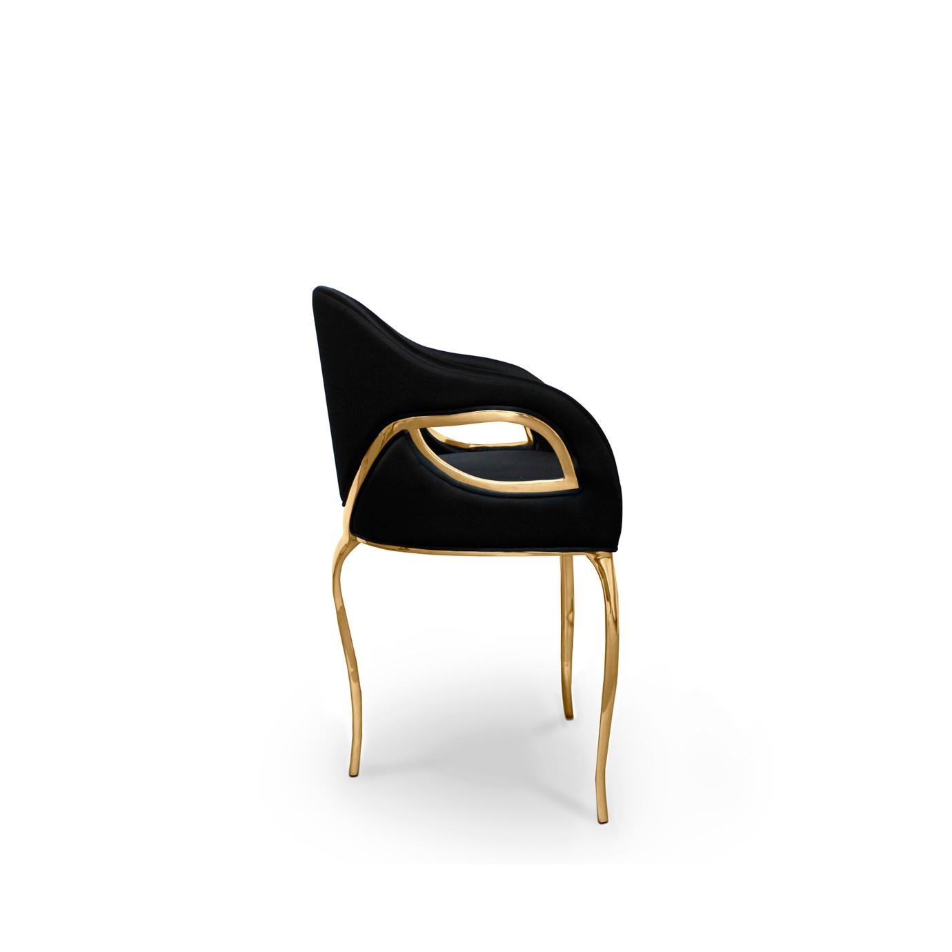 Brass Chandra Dining Chair For Sale