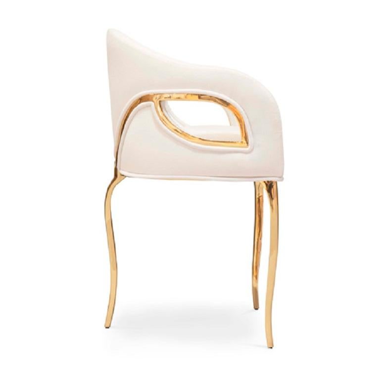 Portuguese Chandra Dining Chair (In Stock) For Sale