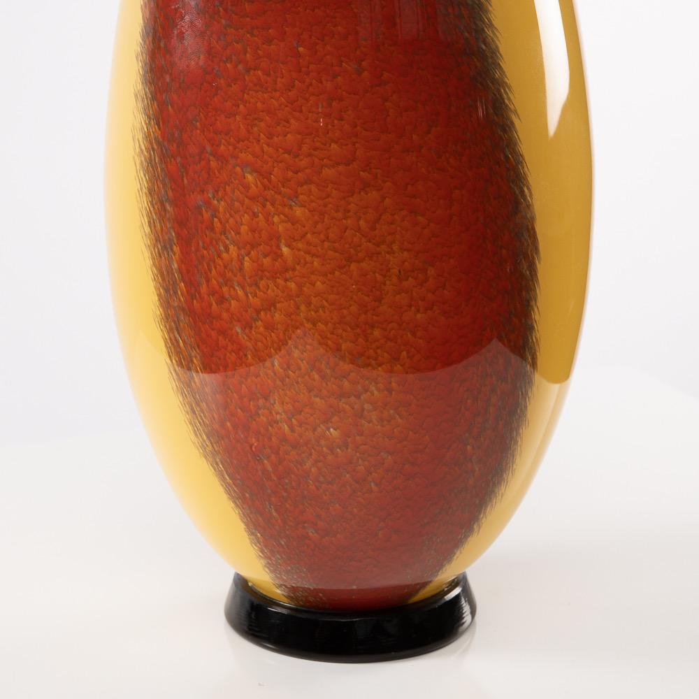 Chandra-Vase, Roberto Caddeo für Barovier e Toso (Geblasenes Glas) im Angebot