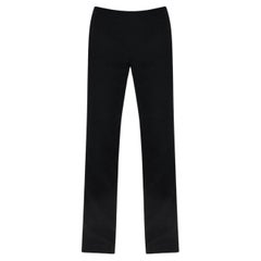 CHANEL 00A 2000 Fall runway Karl Lagerfeld tweed black trousers RTW