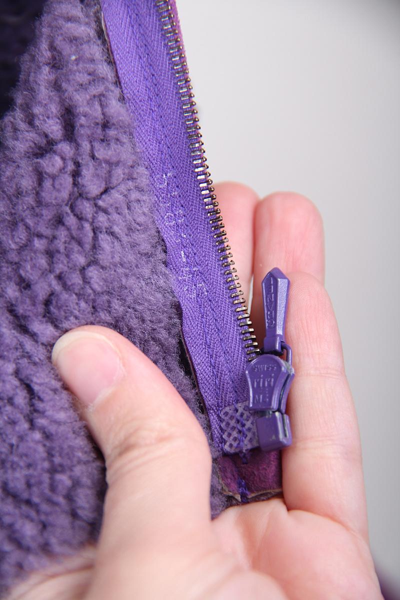 Chanel 00A 2000 jacket in suede and purple wool Dark purple For Sale 5