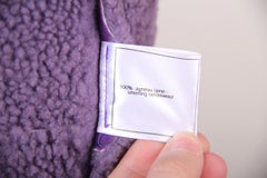 Chanel 00A 2000 jacket in suede and purple wool Dark purple