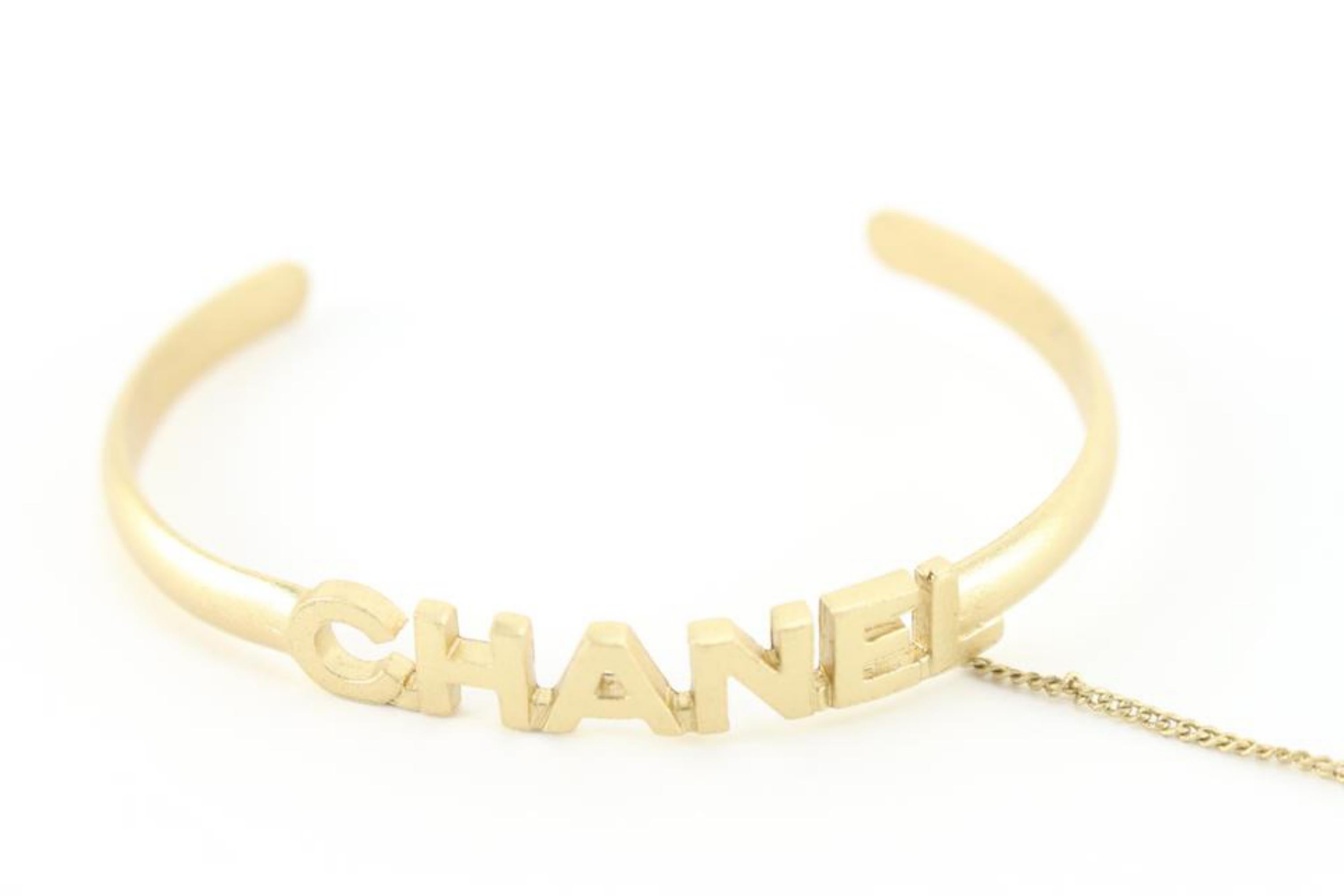 Chanel 01C CC Ring Attached Bracelet 26ck810s 3