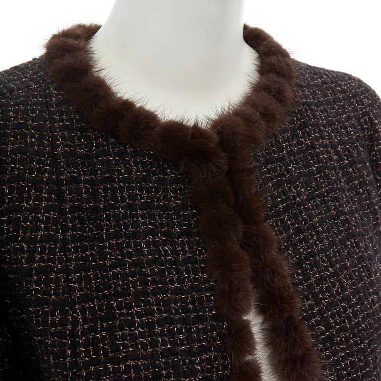Wool jacket Chanel Brown size 36 FR in Wool - 25340303