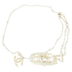 Chanel 03A Pearl CC Belt or Necklace 1014c16