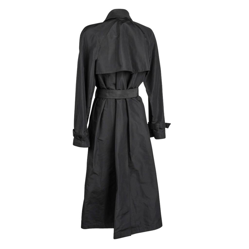 Chanel 03C Coat Trench Style Silk 2 Camellia Pins 42 / 8  6