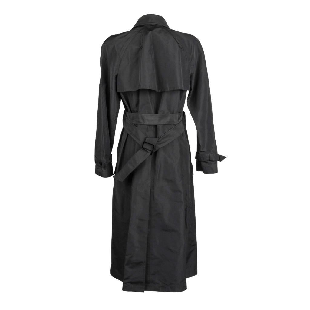 Chanel 03C Coat Trench Style Silk 2 Camellia Pins 42 / 8  4