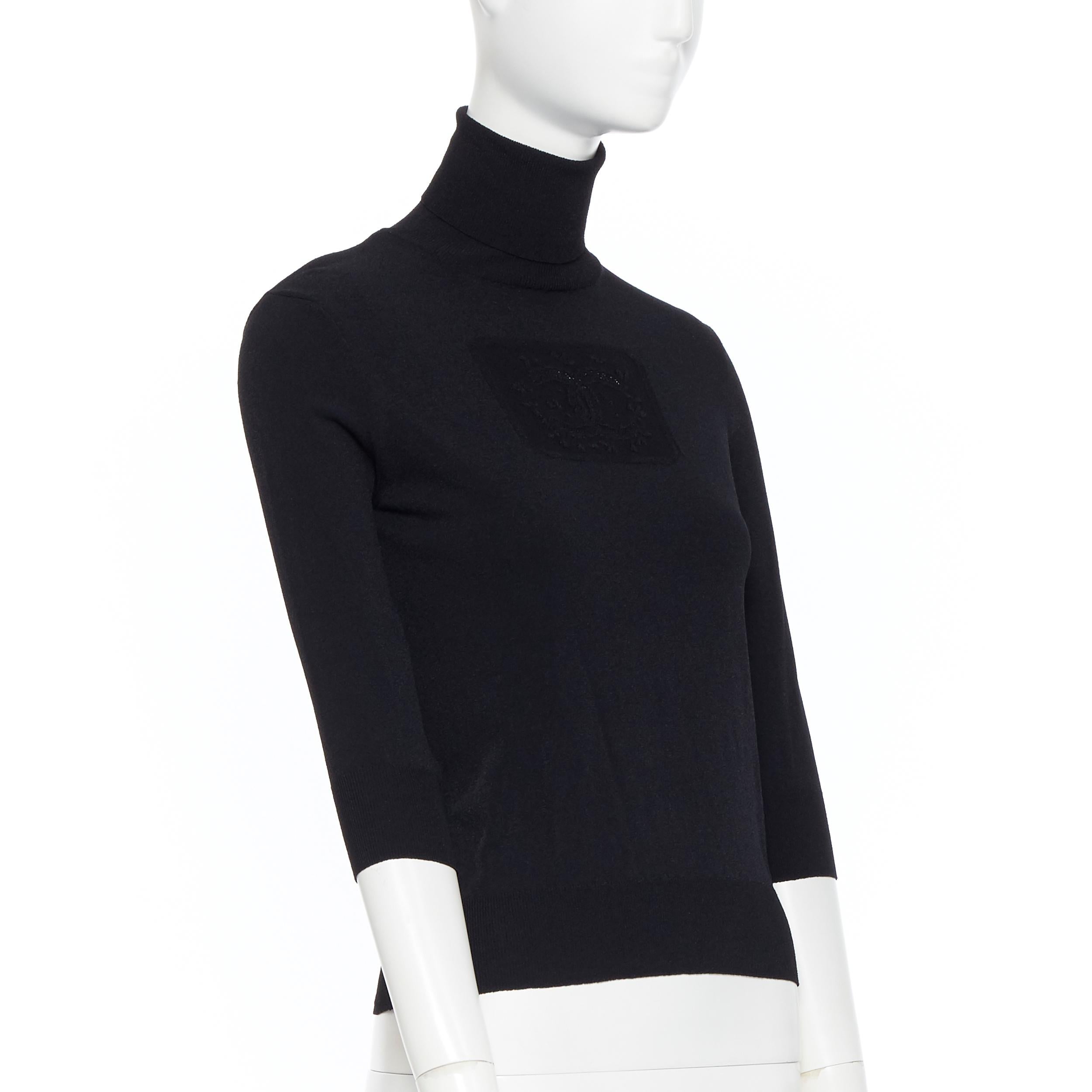 chanel turtleneck sweater