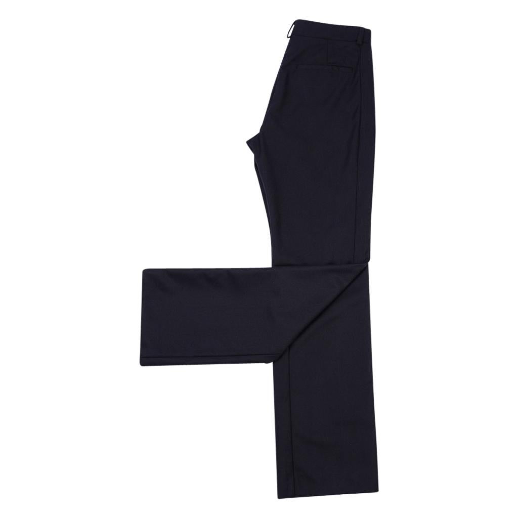 Chanel 04A Pant Black Wool / Cashmere 36 / 4 For Sale 2