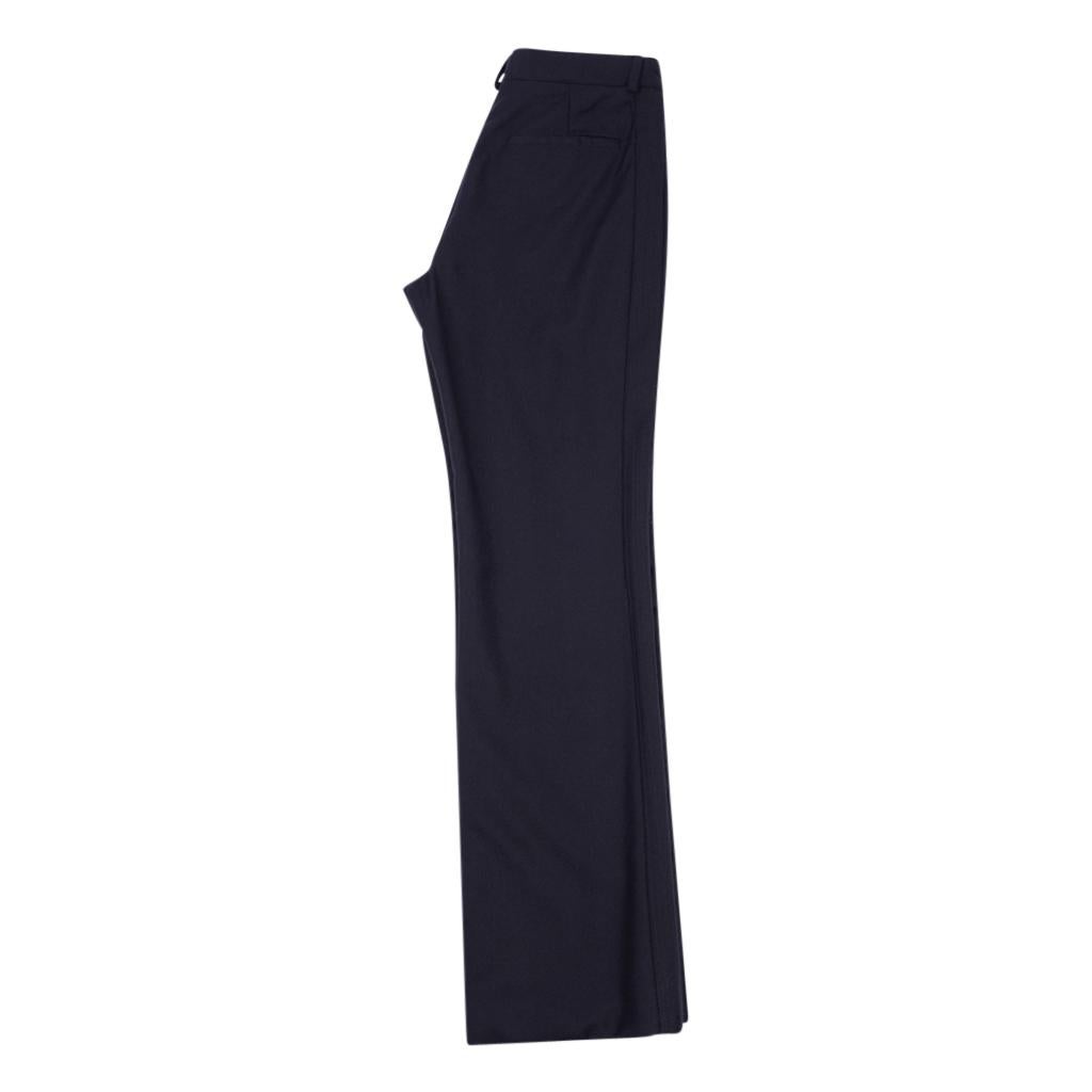 Chanel 04A Pant Black Wool / Cashmere 36 / 4 For Sale 3