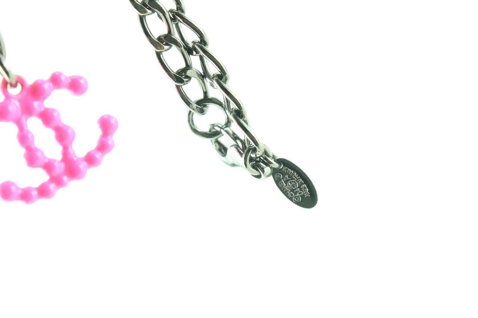 Chanel 04a Pink CC Necklace Chain Jewelry 2CK419C 2